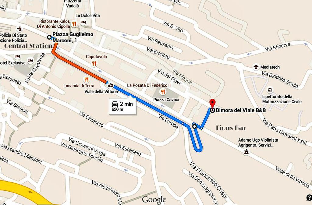 לינה וארוחת בוקר אגריג'נטו Dimora Del Viale מראה חיצוני תמונה